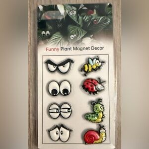 Funny Plant Magnet Decor - Multicolor